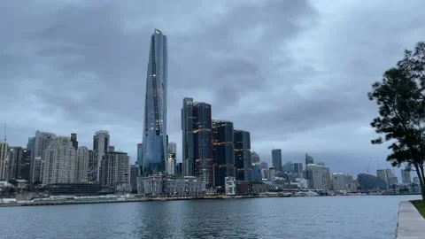 Barangaroo Skyline Stock Footage 145817467
