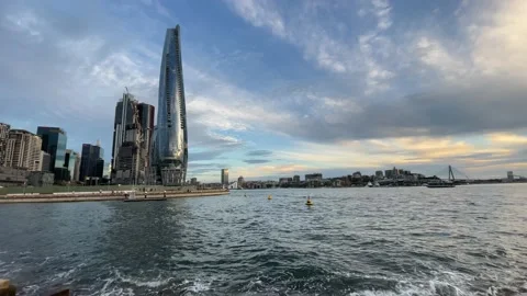 Barangaroo skyline Stock Footage 154726380