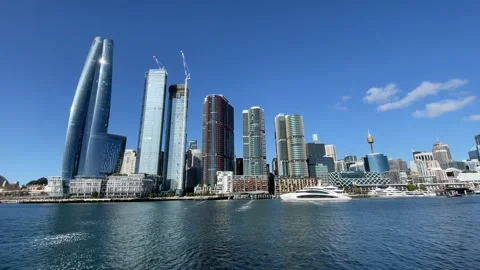 Barangaroo Skyline 库存影片 249454549