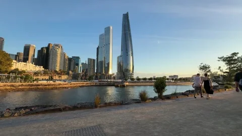 Barangaroo skyline Stock Footage 303249728