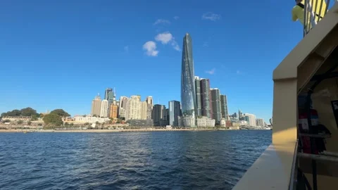 Barangaroo skyline view Stock Footage 332519548