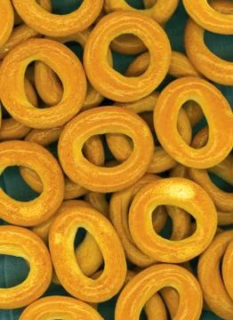 Baranka background Stock Photos