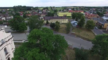 Baranów, aerial view Stock Footage 85614152