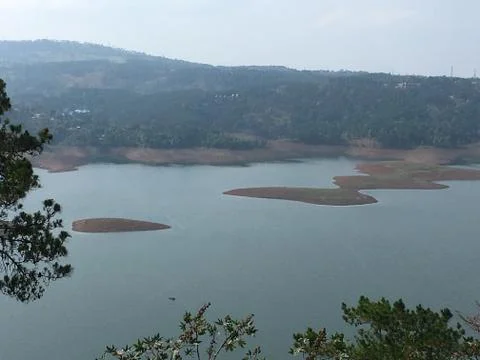 Barapani Lake View From Hill Stock Photos