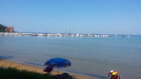 Baratti beach Stock Footage 165386134