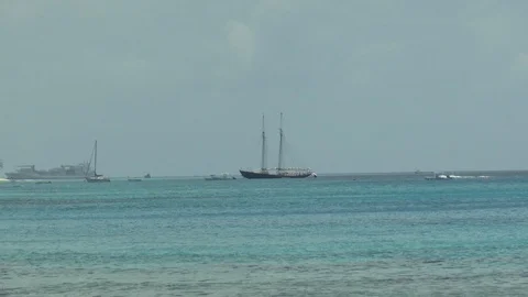 Barbados Beach View Stock Footage 108498068