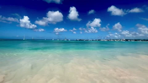 Barbados blue waters Stock Footage 291427315