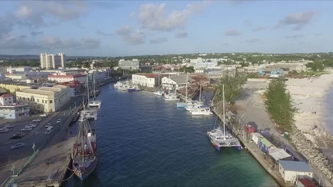 Barbados Capital in Caribbean Stock Footage 88580658