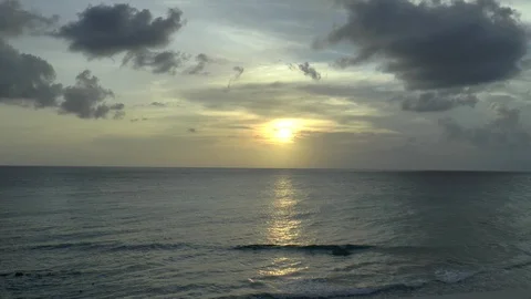 Barbados Caribbean Sunset Stock Footage 108224080