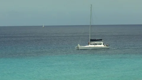 Barbados Catamaran Stock Footage 106395004