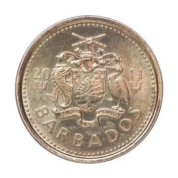 Barbados cent coin Stock Photos