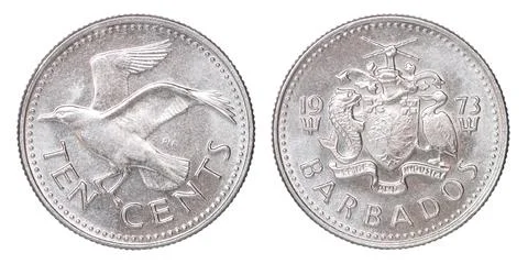 Barbados cent coin Stock Photos