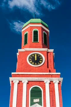 Barbados clock tower Stock Photos