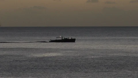 Barbados Evening Sea View Stock Footage 107947918