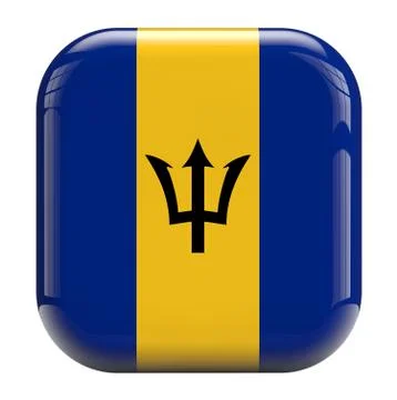 Barbados flag icon image Stock Illustration