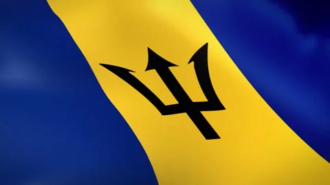 Barbados Flag - Pack 2 Stock Footage 340236252