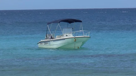 Barbados Pleasure Boat Stock Footage 106889870