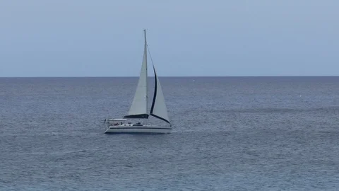 Barbados Sailboat Stock Footage 106724337