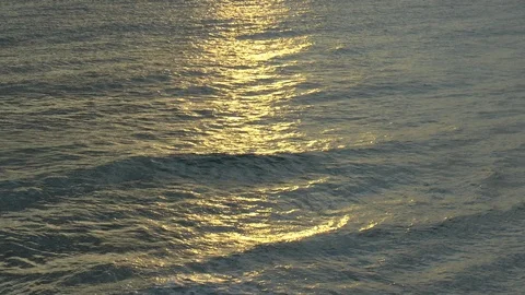 Barbados Sea Sunset reflections Stock Footage 106726569