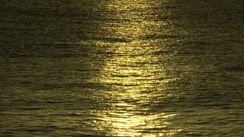 Barbados Sea Sunset reflections Stock Footage 106893103
