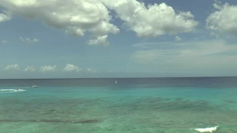 Barbados Sea View Stock Footage 108630318