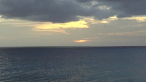 Barbados Setting Sun Stock Footage 110491600