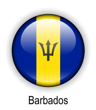 Barbados state flag Stock Illustration