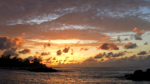 Barbados sunrise Stock Footage 343052549