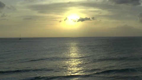 Barbados Sunset Stock Footage 106889201