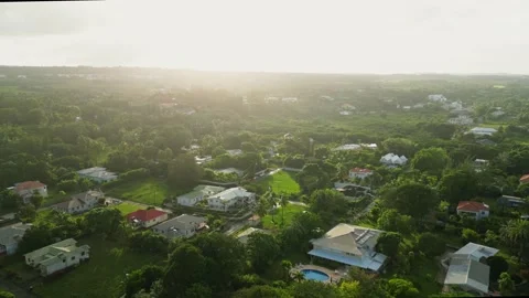Barbados West Coast Early Morning Sunrise over Mullins Stock Footage 251753680