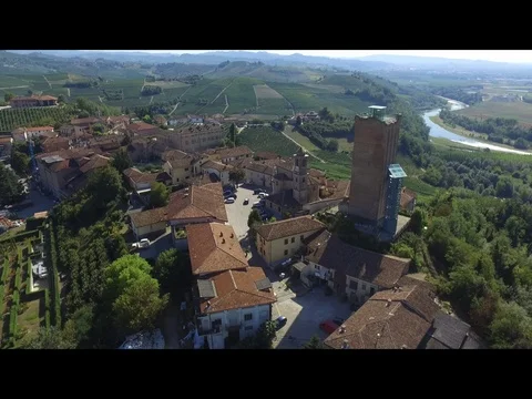 Barbaresco Tower Stock Footage 73968321