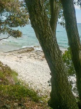 Barbariga beach Stock Photos