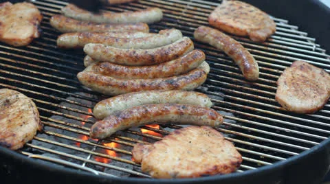 Barbecue 1 Video stock 24474654