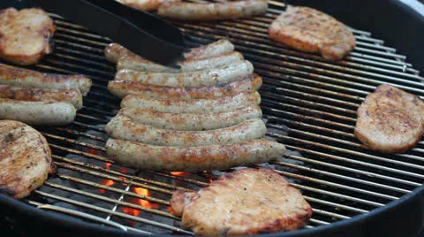 Barbecue 3 Video stock 24477781