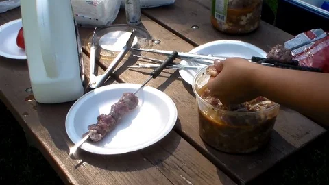 Barbecue 3 Video stock 90702341