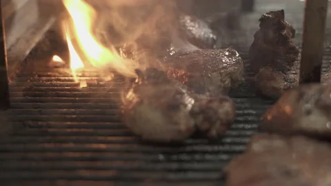 Barbecue BBQ Grill Stock Footage 154714553