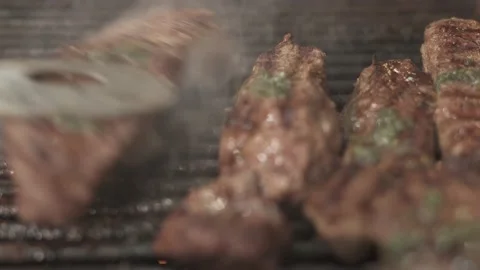 Barbecue BBQ Grill Stock Footage 154714569