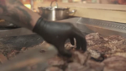 Barbecue BBQ Grill Stock Footage 154714644