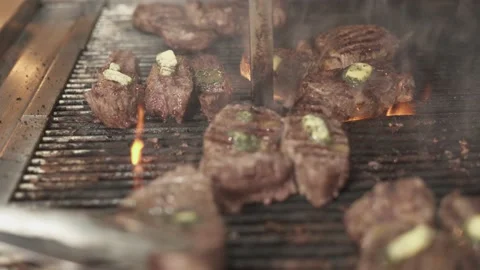 Barbecue BBQ Grill Stock Footage 154714682