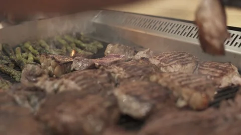 Barbecue BBQ Grill Stock Footage 154714688