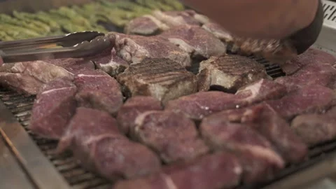 Barbecue BBQ Grill Stock Footage 154714710