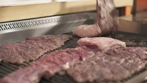 Barbecue BBQ Grill Stock Footage 154714895