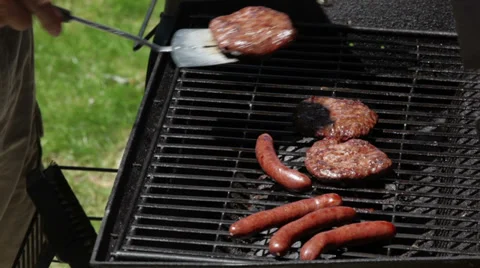 Barbecue BBQ grilling Stock-Footage 34433601