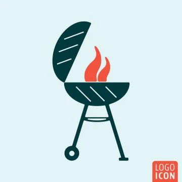 Barbecue BBQ icon Stock Illustration