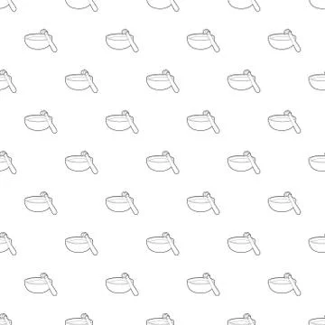 Barbecue brush pattern vector seamless Stock Illustration