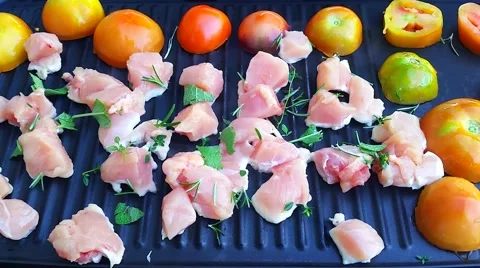 Barbecue Chicken Stock Footage 66690310