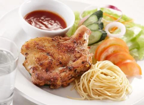 Barbecue chicken 写真素材