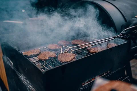 Barbecue close up Stock Photos