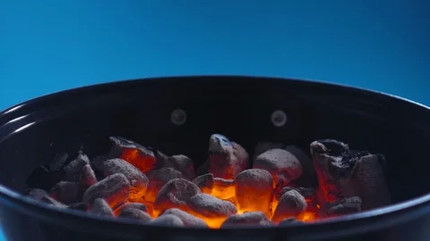 Barbecue in close-up, slow motion Video stock 128178847