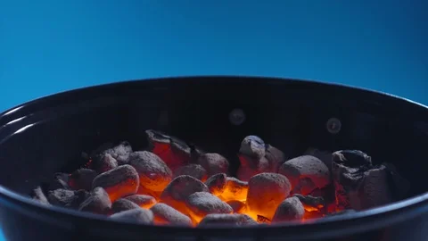 Barbecue in close-up, slow motion Video stock 128178881